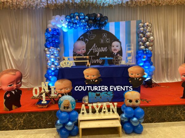 Boss Baby theme Birthday decoration - Couturier Events