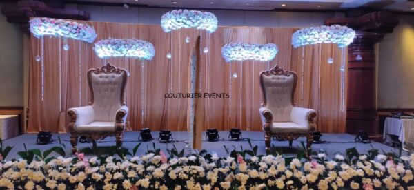 flower decoration,Engagement Ceremony - Couturier Events