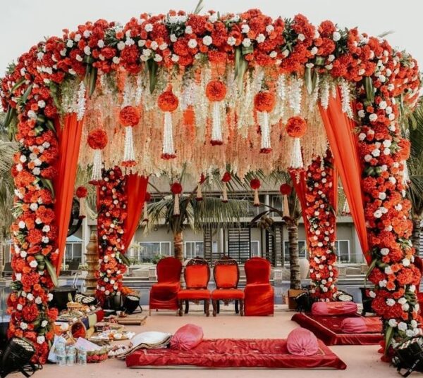 Indian Wedding Stage,Mandap Decoration - Couturier Events