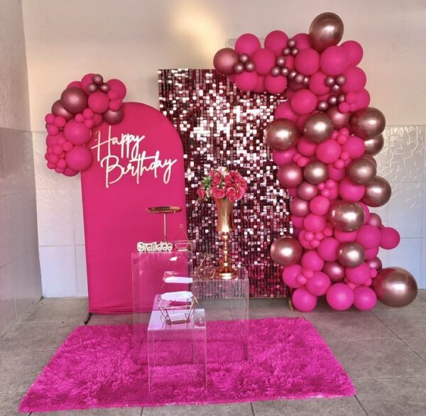 happy birthday,Sparkling Balloon Decoration - Couturier Events