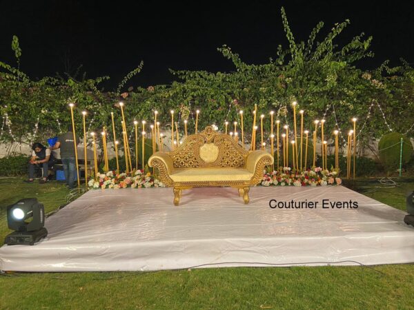 Engagement Stage Decoration - Couturier Events
