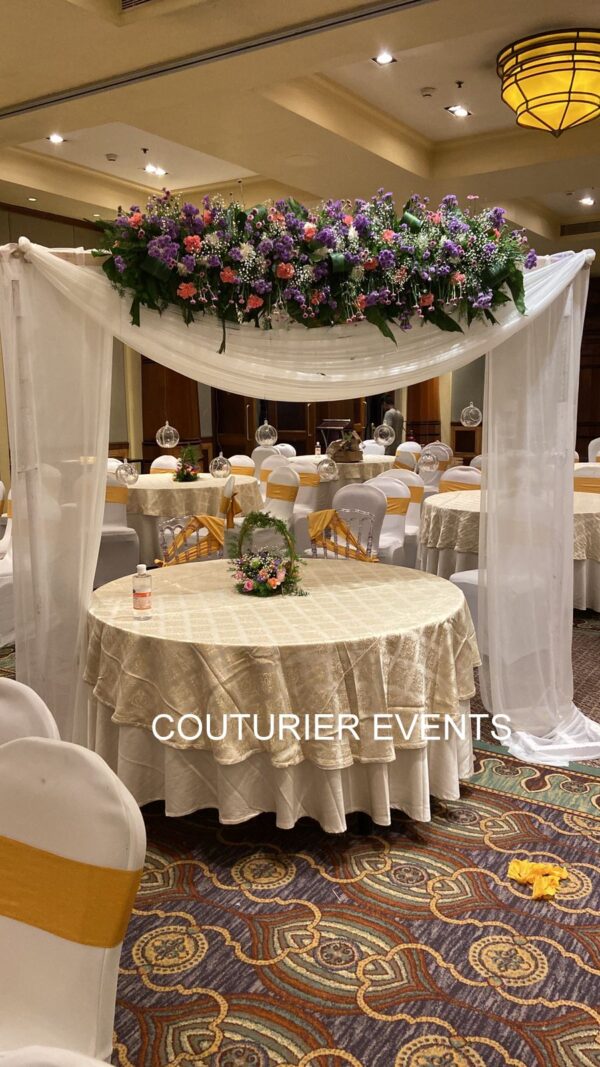 Bride Table Decoration - Couturier Events
