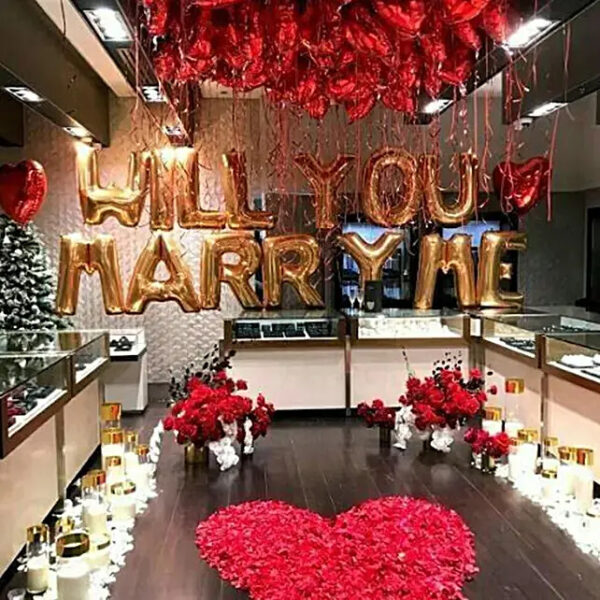 Romantic Proposal,Balloon - Couturier Events