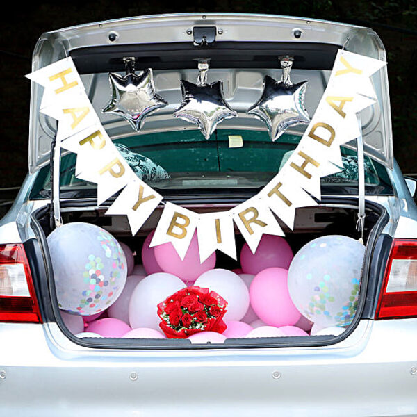 Car Boot Decoration,Birthday Surprise - Couturier Events