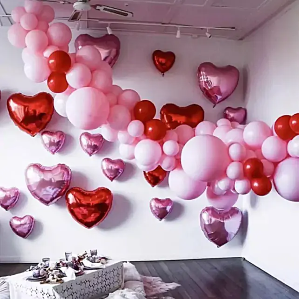 Pastel Balloon Decoration,Love themed - Couturier Events
