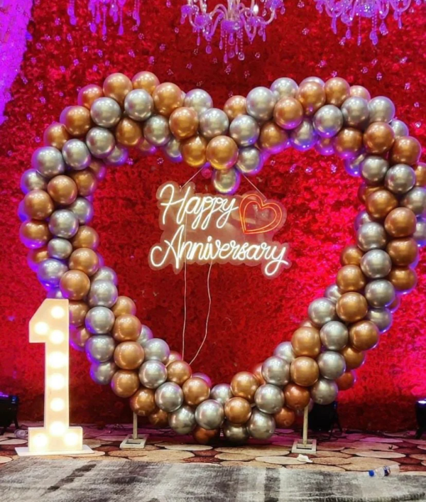 Ring Balloon Decoration,Anniversary - Couturier Events