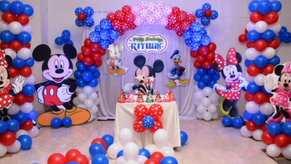 mickey theme birthday decoration - Couturier Events