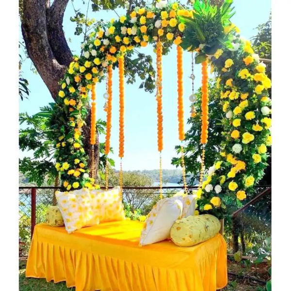 Flowers Decorations For Haldi Ceremony In Bangalore 2 (1)